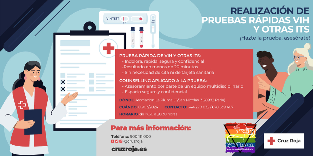 PRUEBAS RÁPIDAS DE VIH Y OTRAS ITS. 