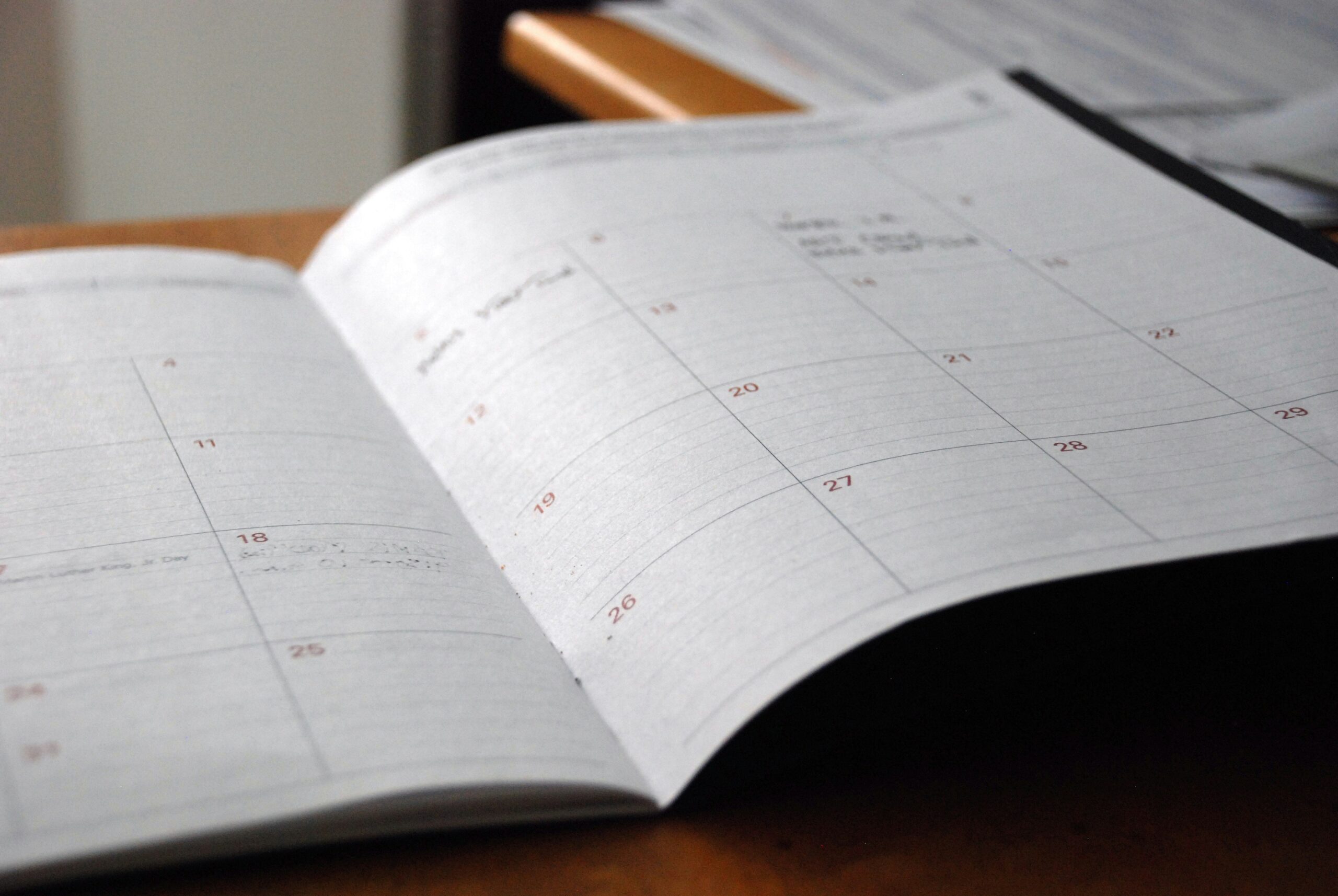 Agenda de actividades