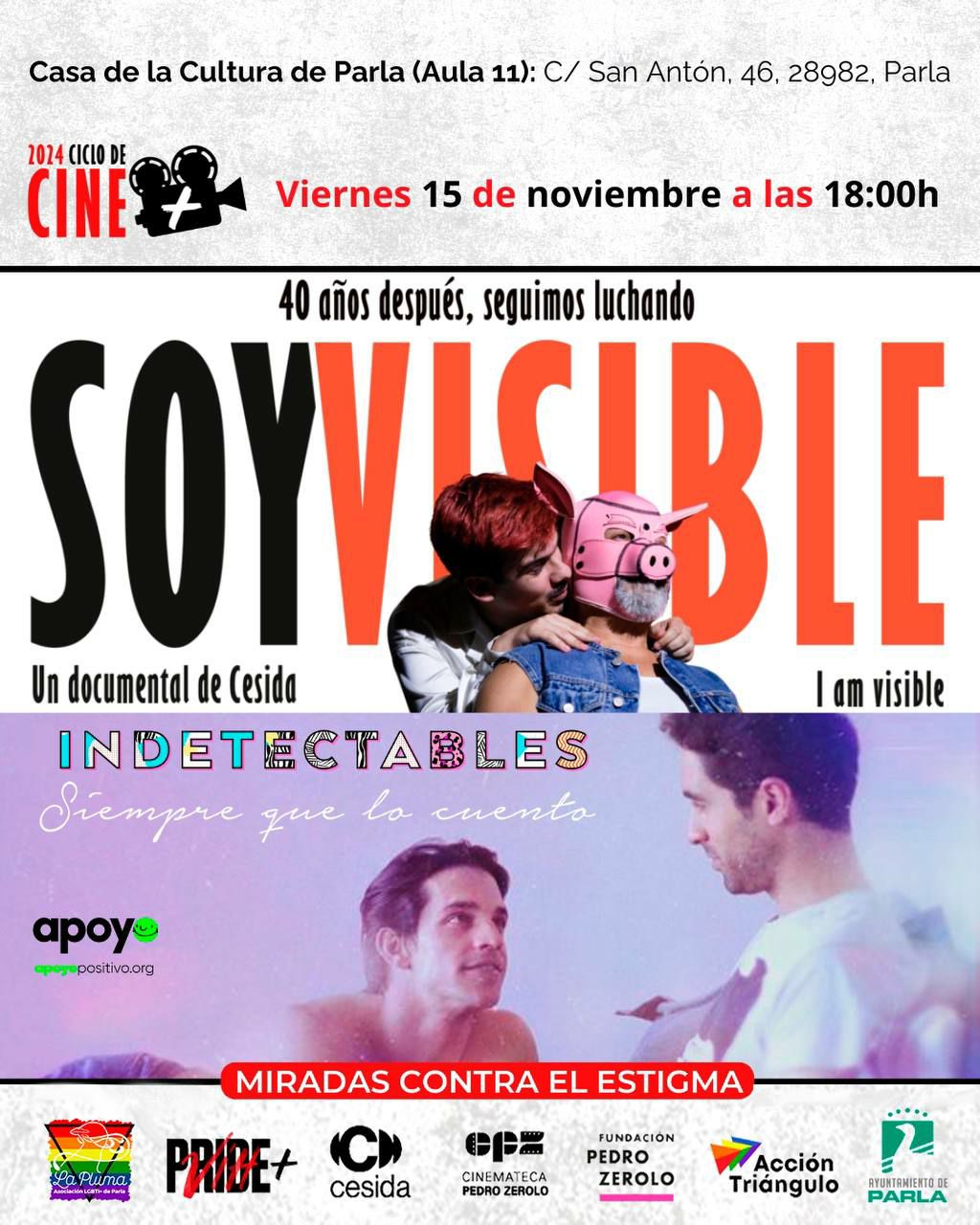 Llega a Parla la III Edición de Cine Positivo.